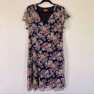 EUC Modcloth Floral Dress